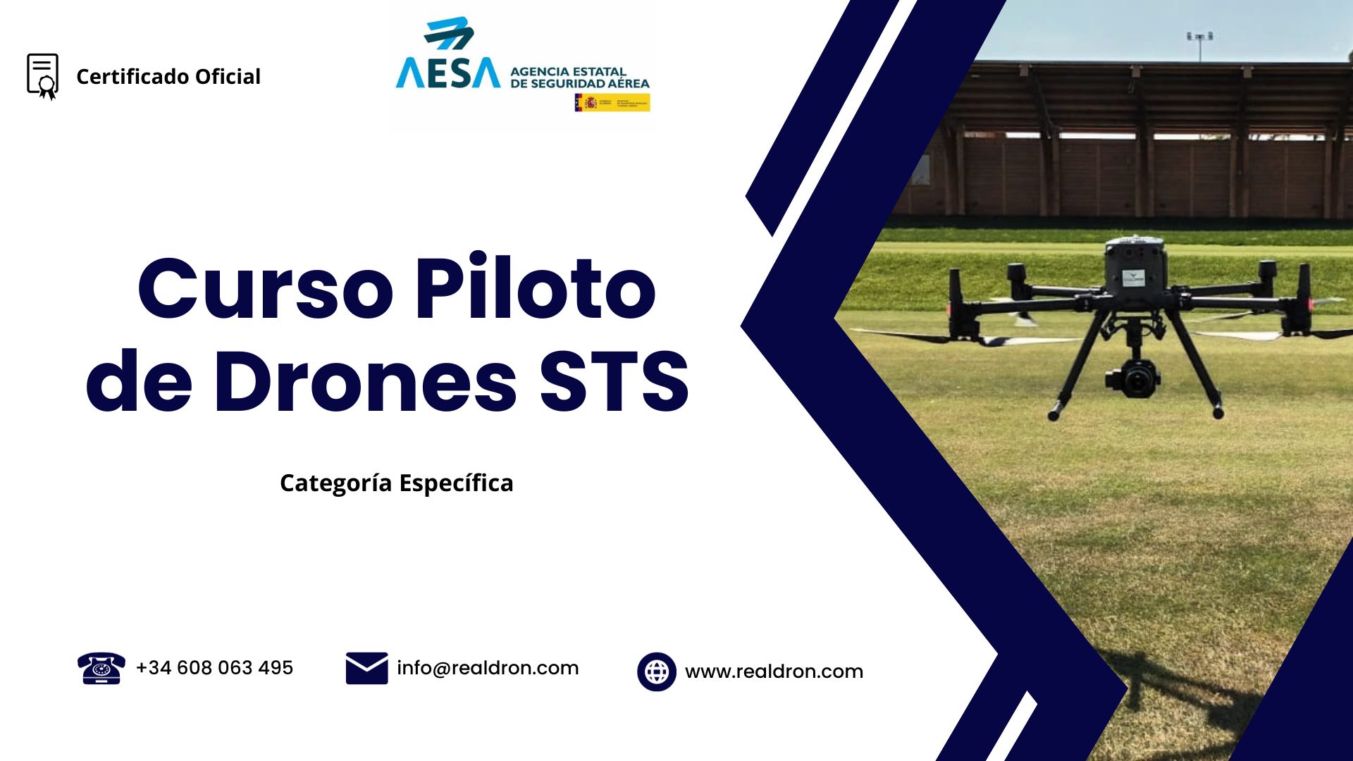 Curso de Piloto de Drones STS-ES-01 y STS-ES-02